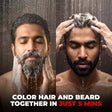Beardo Shampoo Color for Hair and Beard (Natural Black) – grooming results and lifestyle