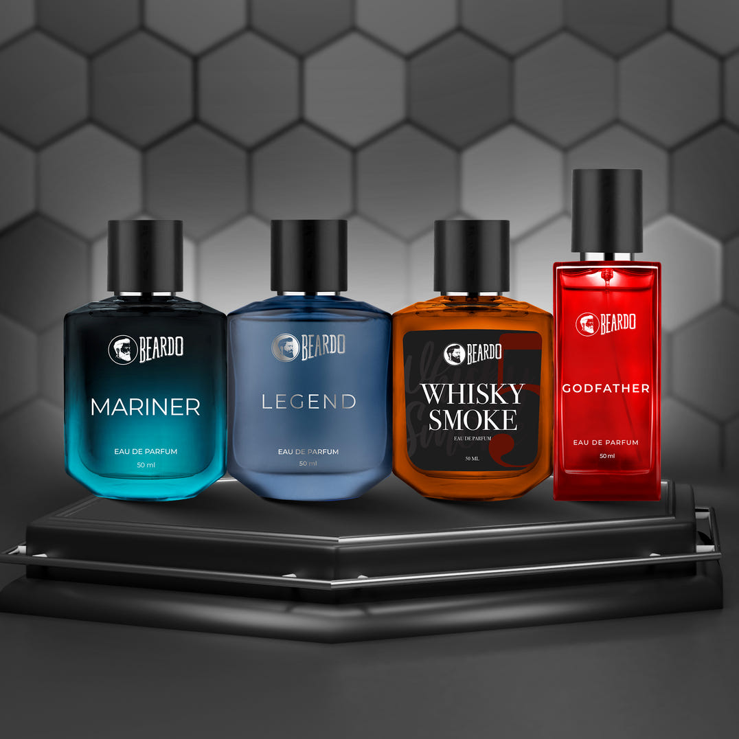 Beardo Best Day Perfumes Combo (50ml x 4) – long-lasting perfume EDP for men