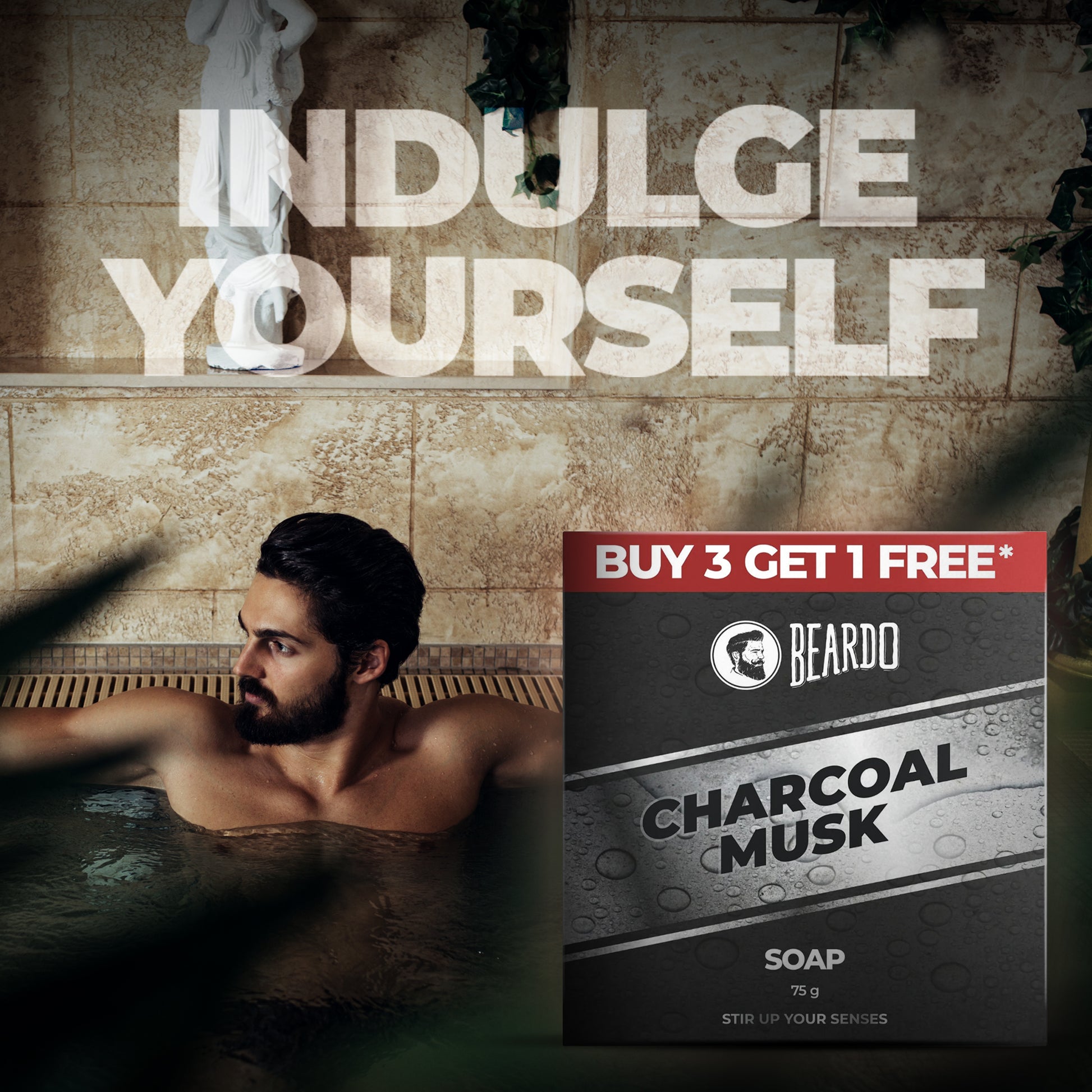 Copy of Beardo Charcoal Musk Soap (Pack of 4)
