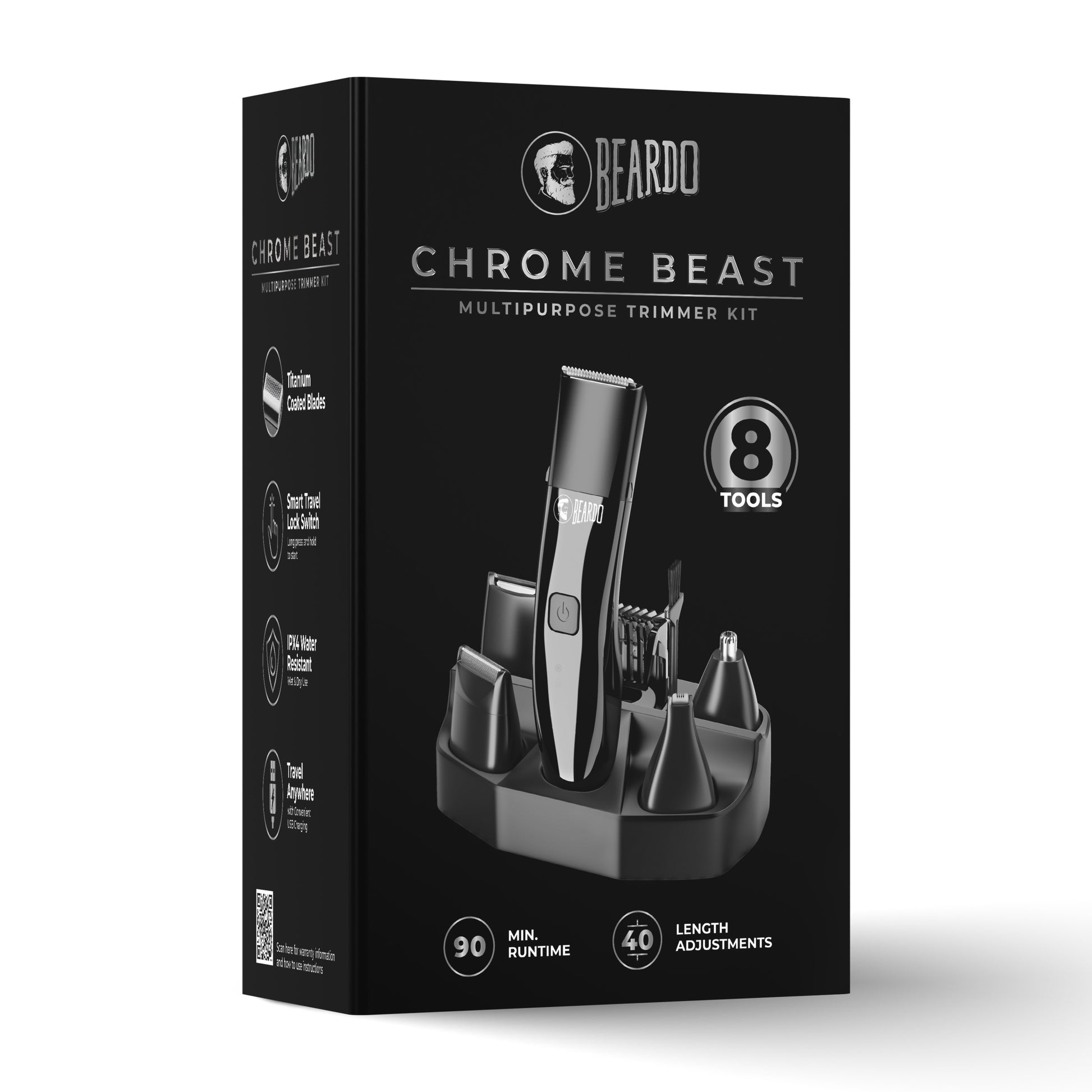 Beardo Chrome Beast Grooming Kit