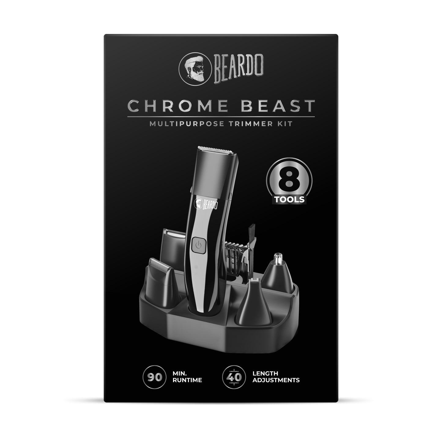 Beardo Chrome Beast Grooming Kit