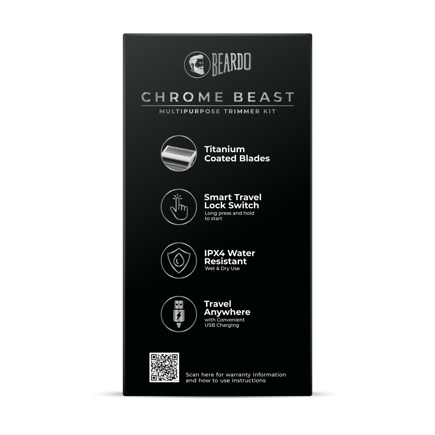 Beardo Chrome Beast Grooming Kit