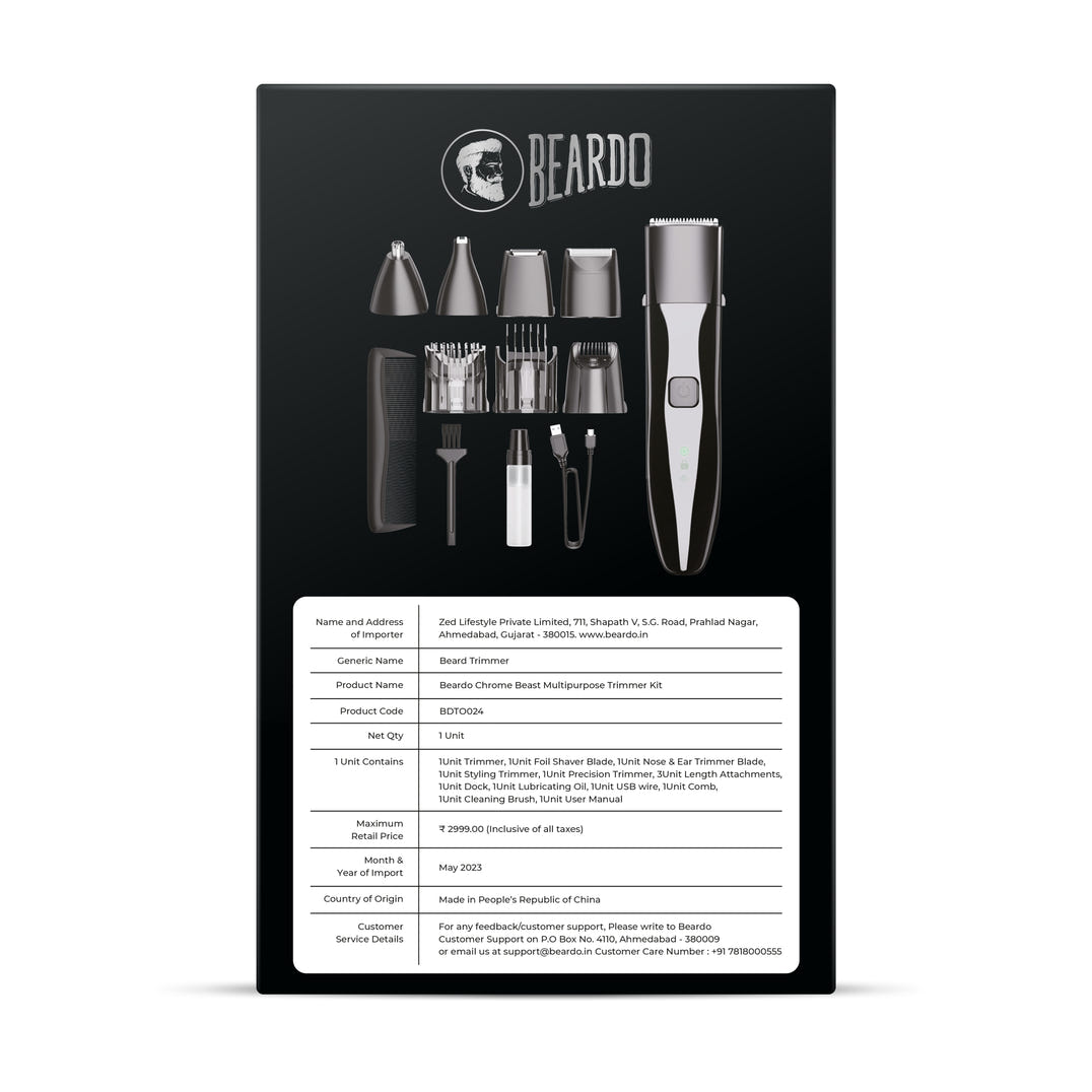 Beardo Chrome Beast Grooming Kit – grooming results and lifestyle