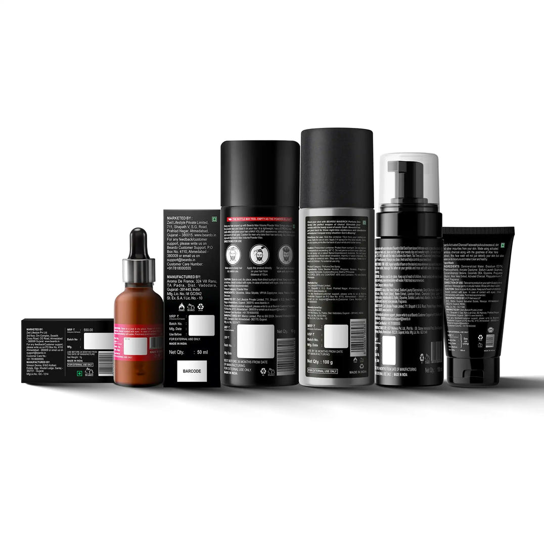 Beardo College Senior Kit – key ingredients and benefits