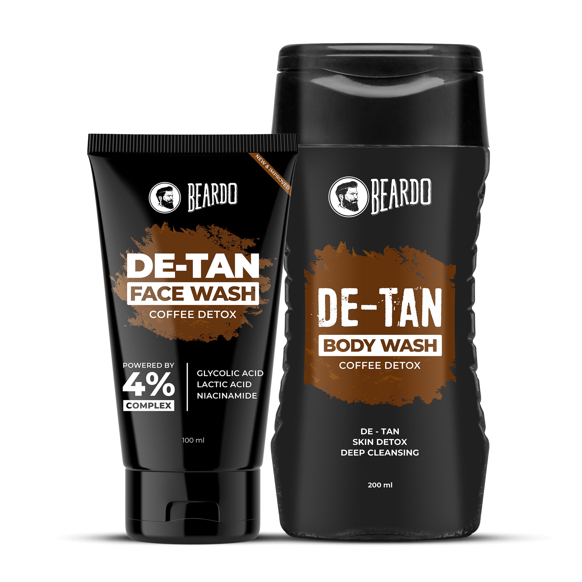 Beardo De-Tan Bodywash & De-Tan Facewash Combo