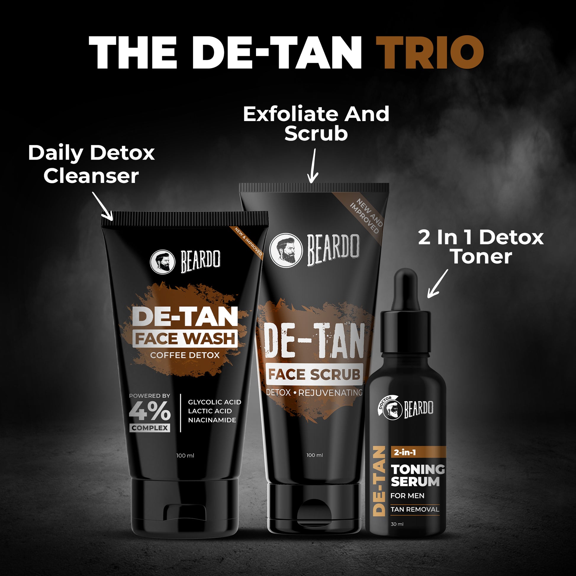 Beardo De-Tan Skin Care Trio