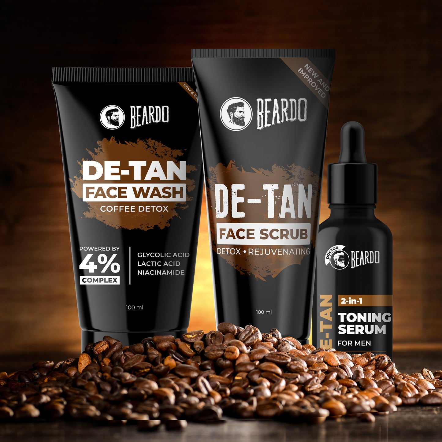 Beardo De-Tan Skin Care Trio