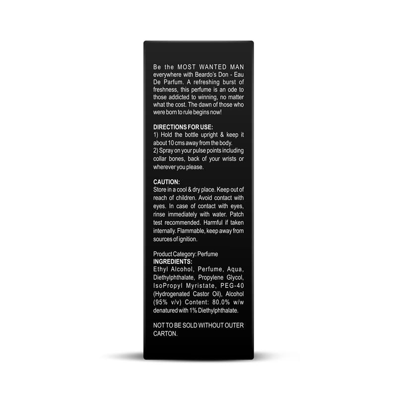 Beardo Don Perfume EDP – grooming results and lifestyle