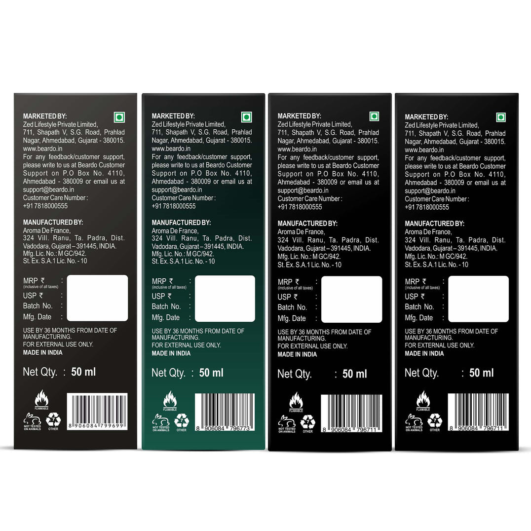 Beardo Best Day Perfumes Combo (50ml x 4) – key ingredients and benefits