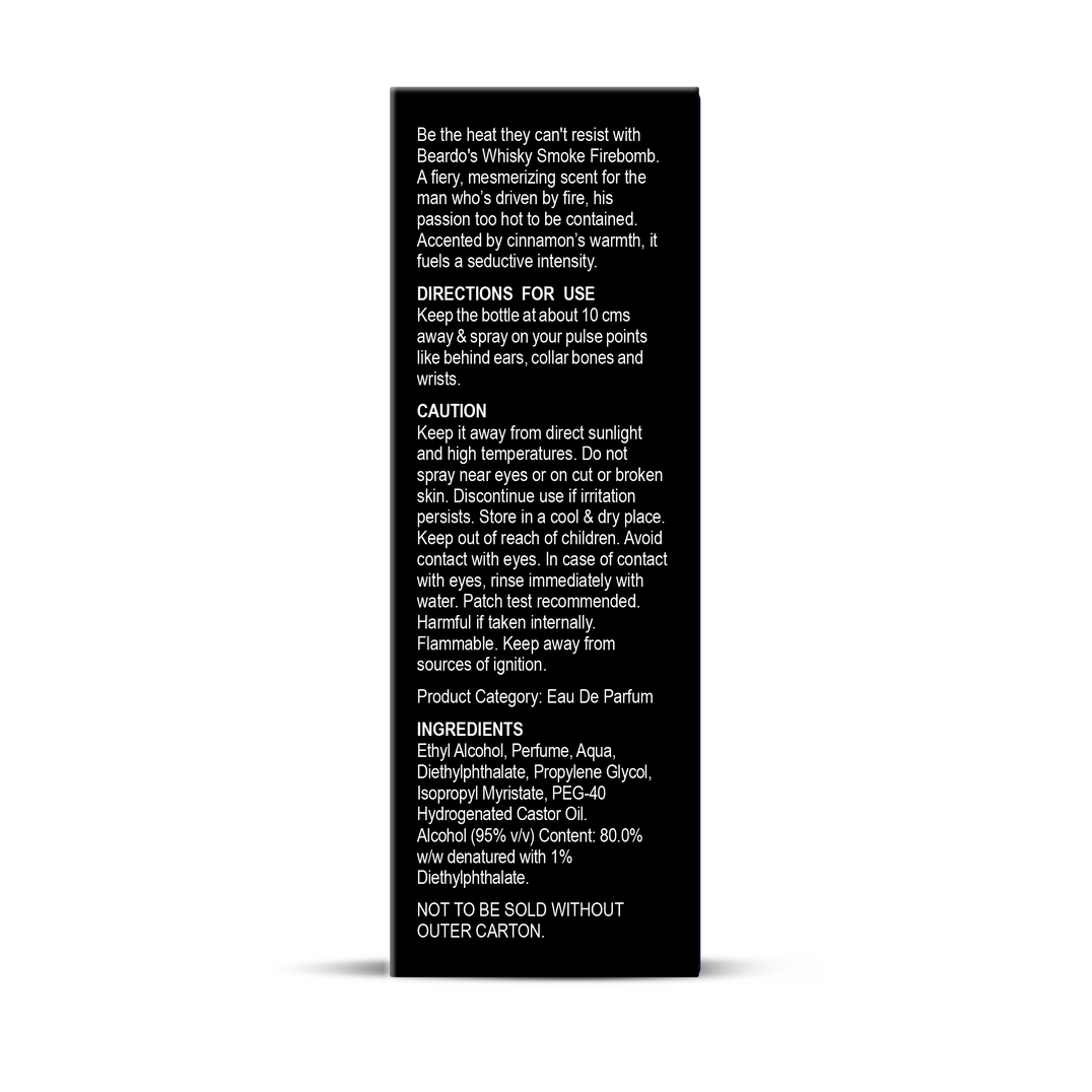 Whisky Smoke Firebomb Eau De Parfum (50ml)