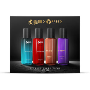 Beardo For Him and Her Perfume Giftset (20ml X 4)