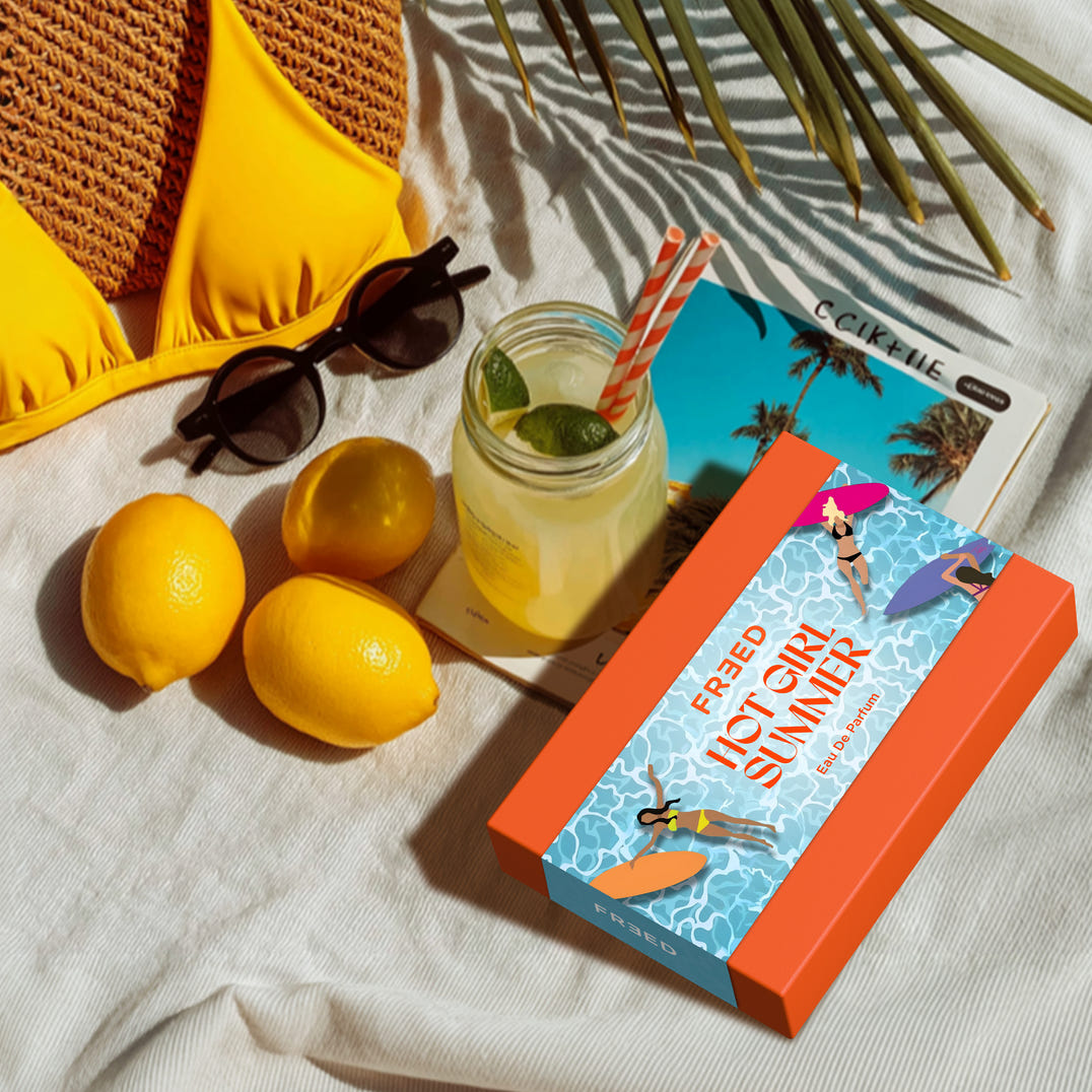 Beardo Freed Hot Girl Summer Perfume Giftset (20ml X 4) – formula and texture close-up