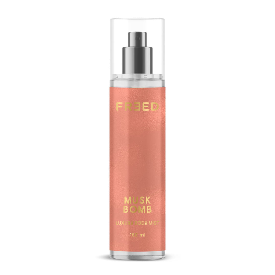 Beardo Freed Musk Bomb Luxury Body Mist (150ml) – perfume body spray for men