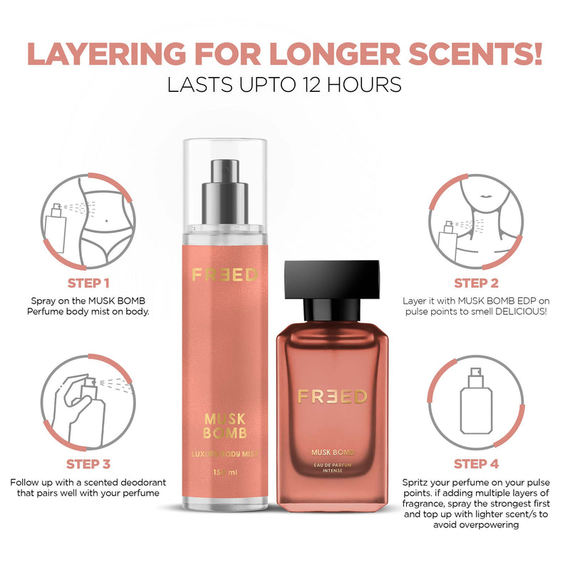 Freed Musk Bomb Luxury Body Mist (150ml)