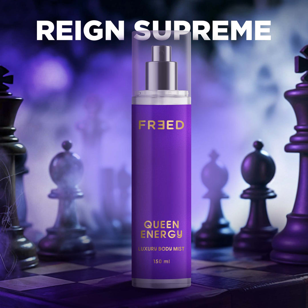 Beardo Freed Queen Energy Luxury Body Mist (150ml) – how to use
