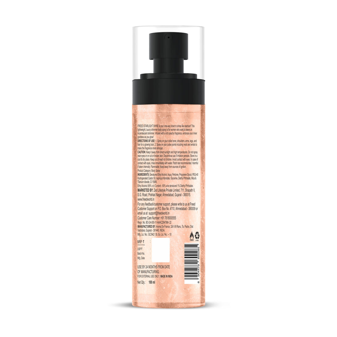 Freed Starlight Shine Shimmer Body Spray (100ml)
