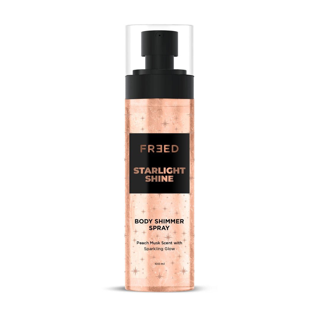 Beardo Freed Starlight Shine Shimmer Body Spray (100ml) – perfume body spray for men