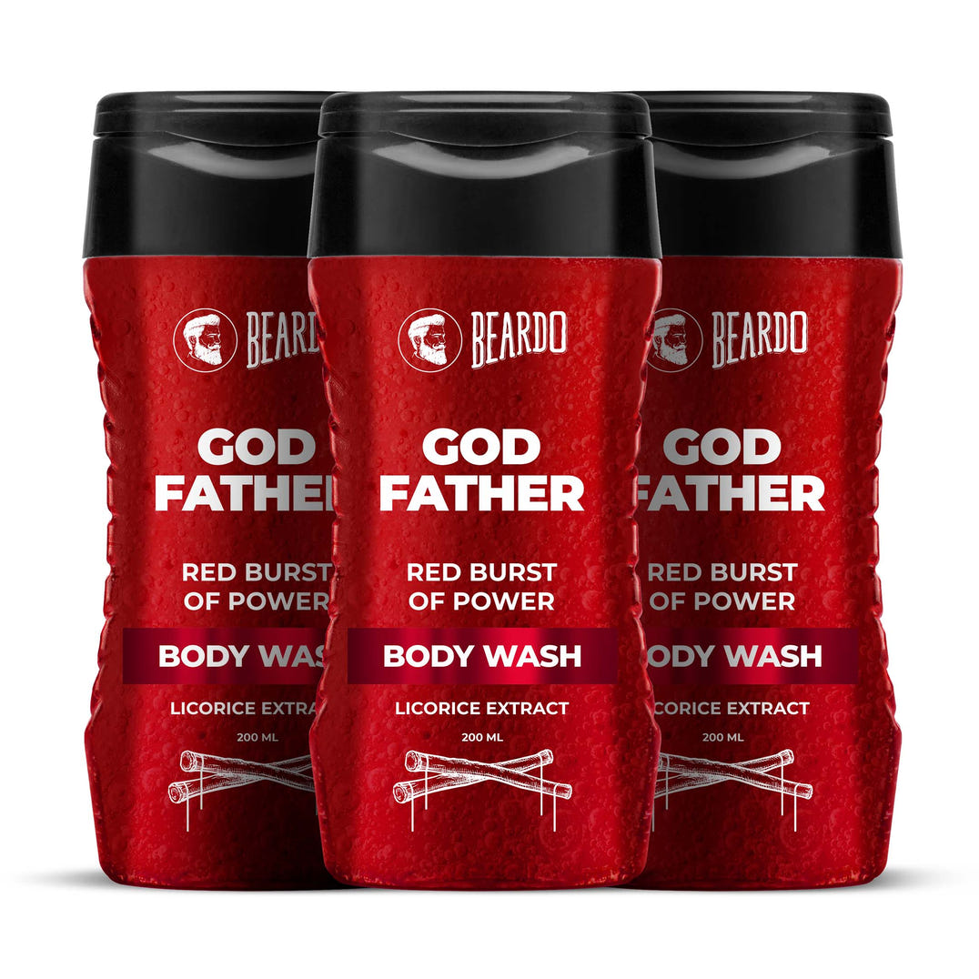 Beardo Godfather Body Wash (Pack of 3) – body wash for men