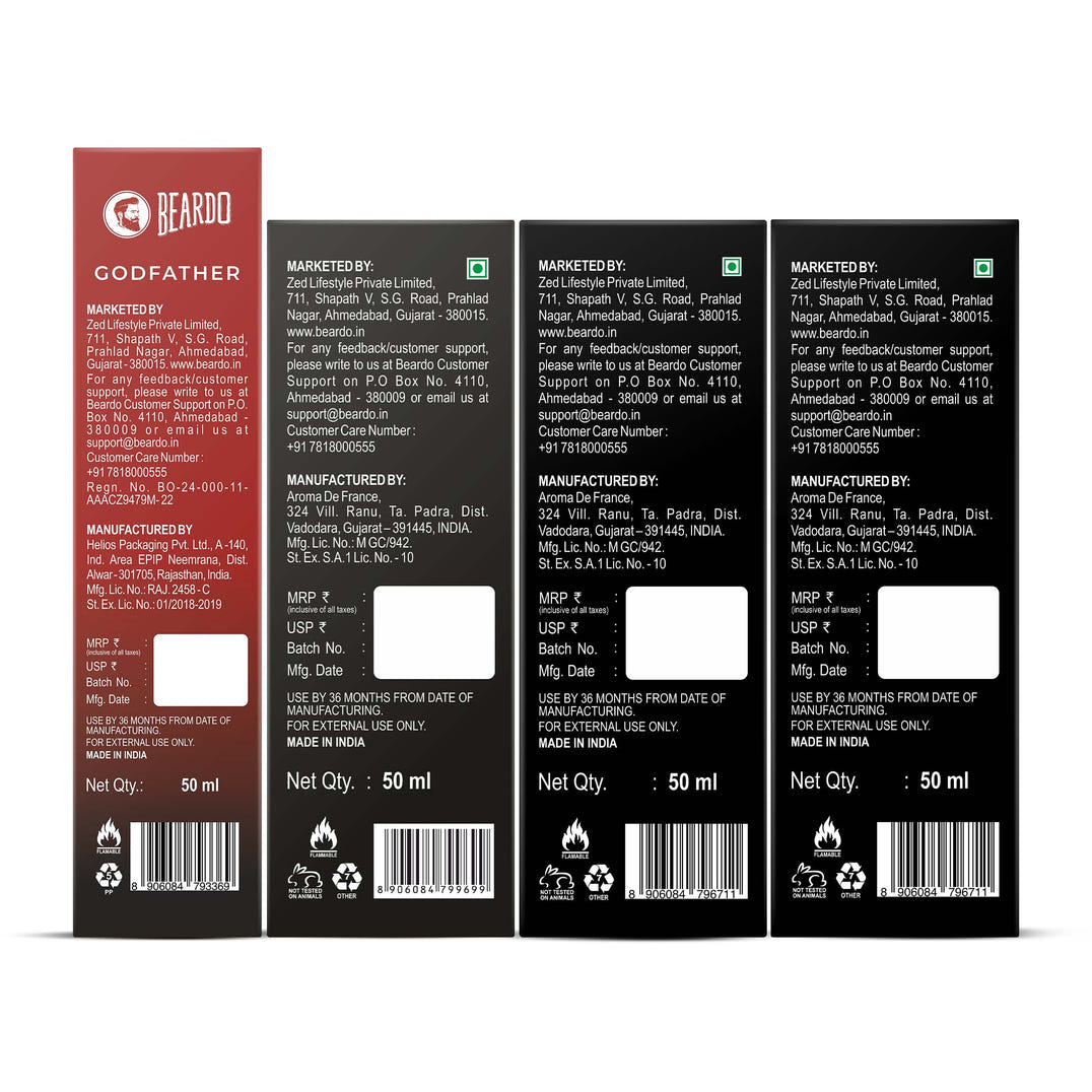 Beardo Best Day Perfumes Combo (50ml x 4) – key ingredients and benefits