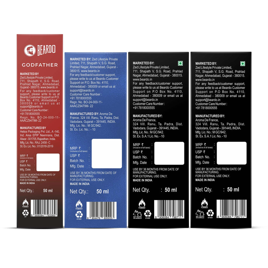 Beardo Best Day Perfumes Combo (50ml x 4) – key ingredients and benefits