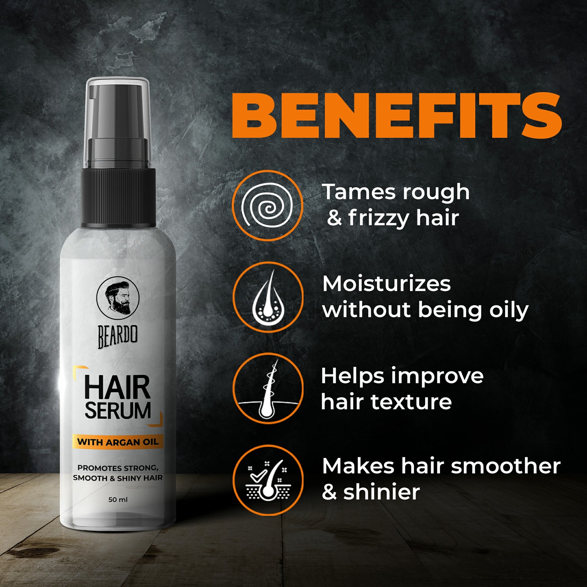 Beardo Hair fall control kit (Shampoo, Serum & Growth oil)
