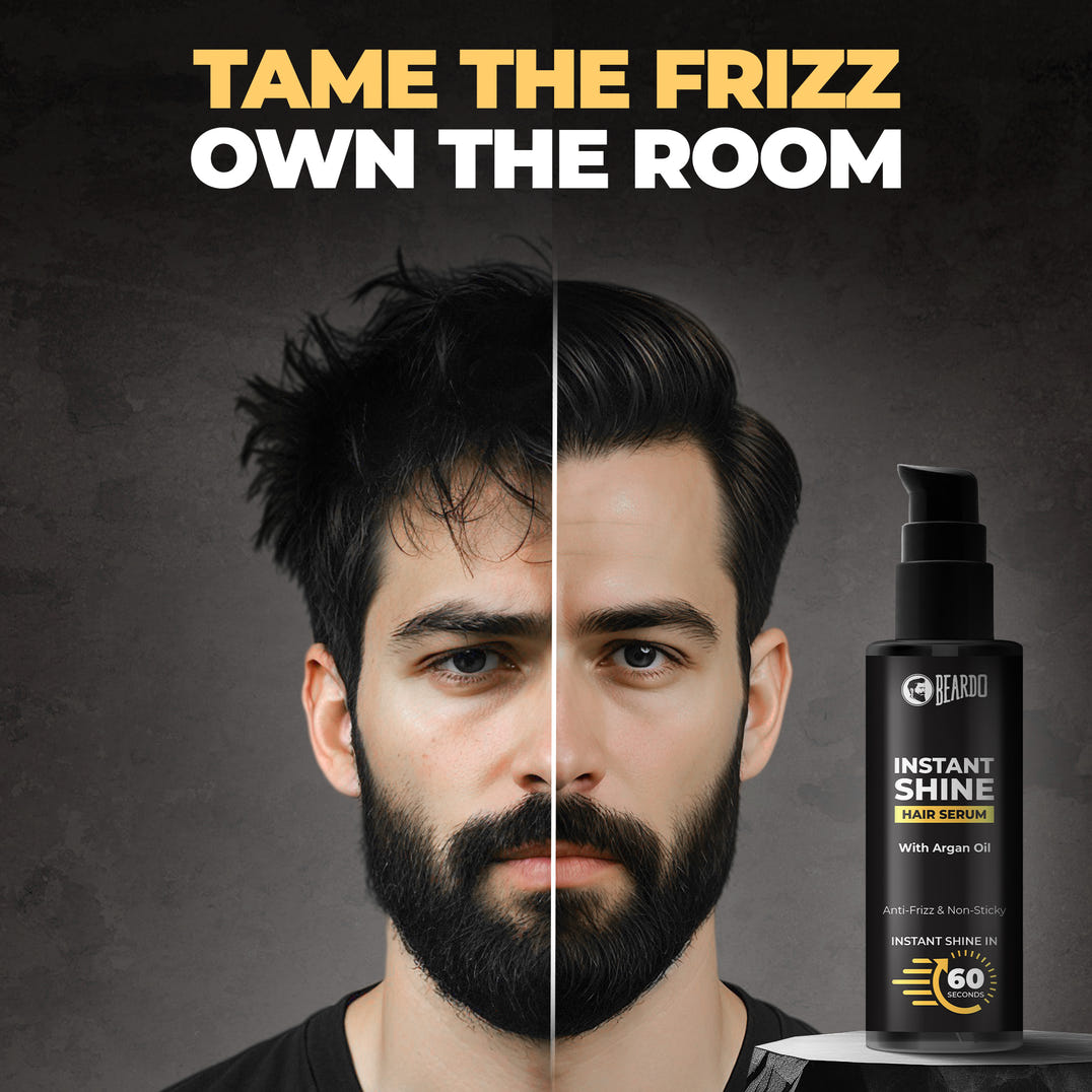 Beardo Instant Shine Hair Serum – key ingredients and benefits