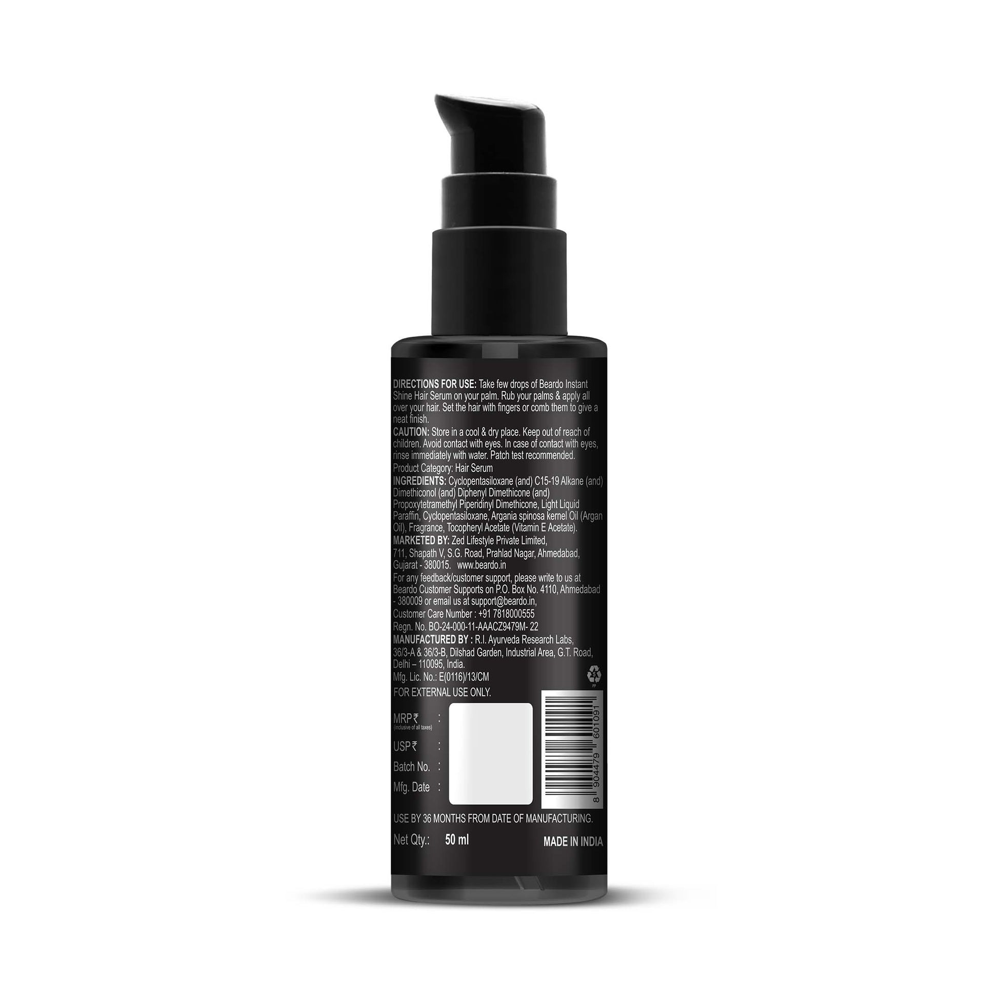 Beardo Instant Shine Hair Serum