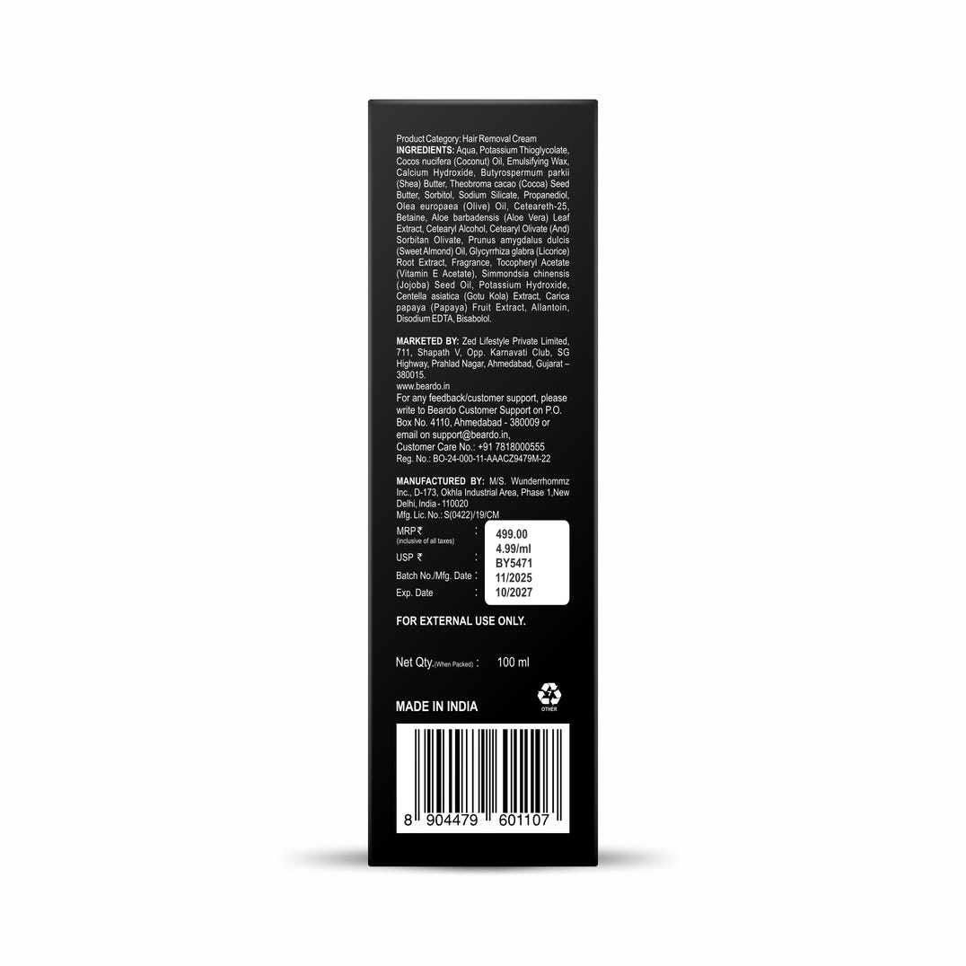 Ball Safe Hair Removal Cream (100ml)