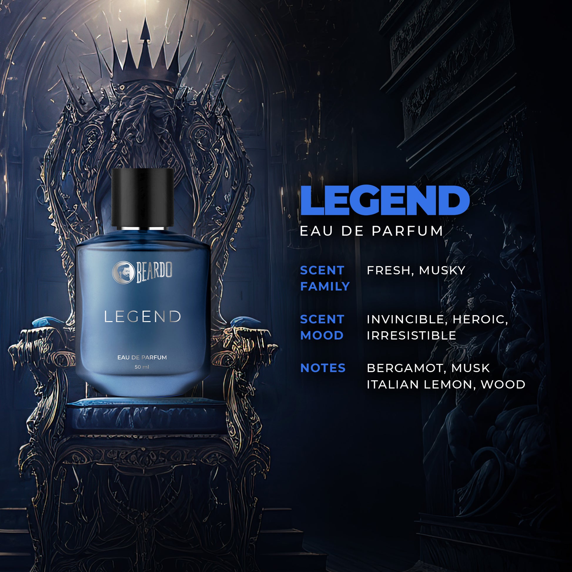 Beardo Legend Perfume EDP (50ml)