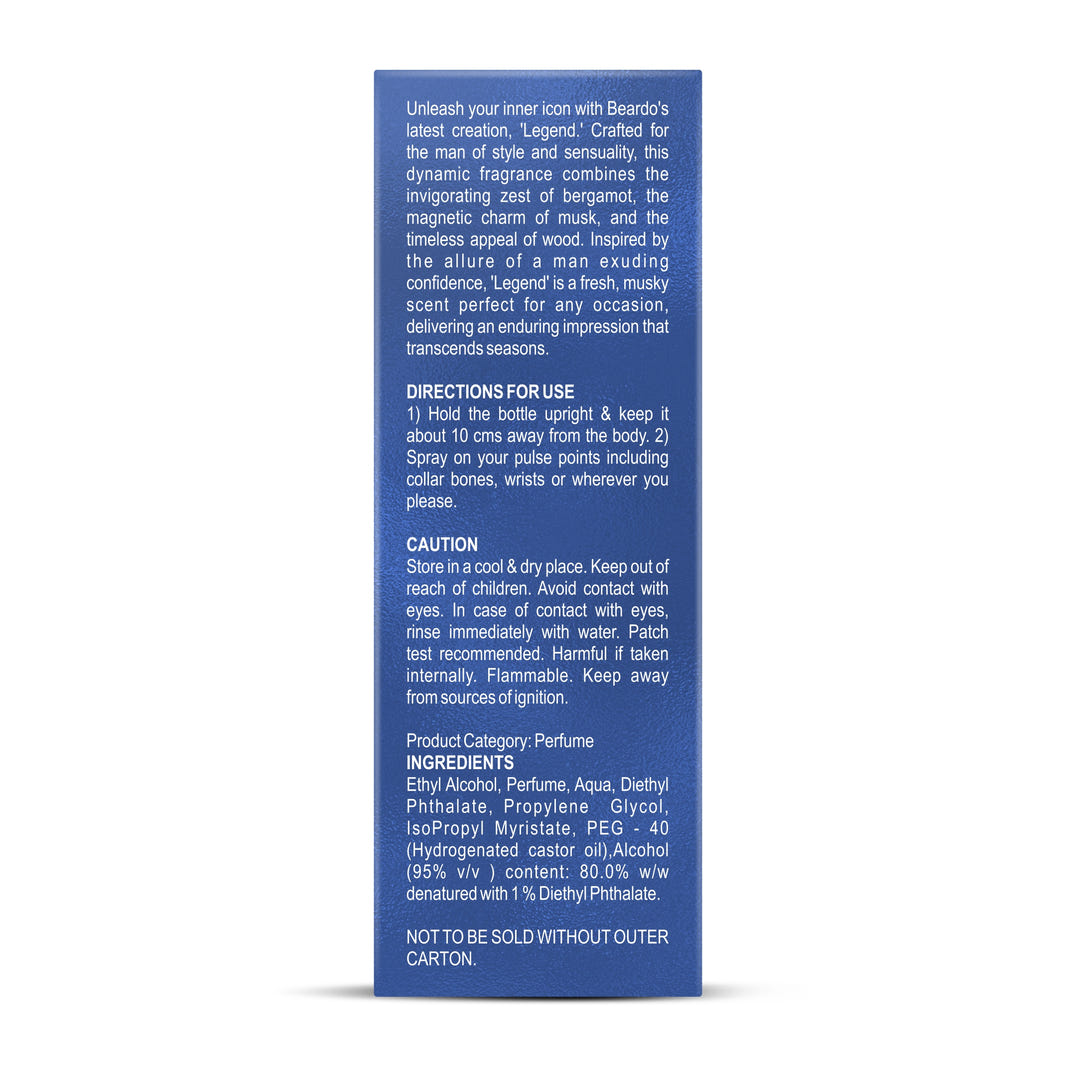 Beardo Legend Perfume EDP – grooming results and lifestyle