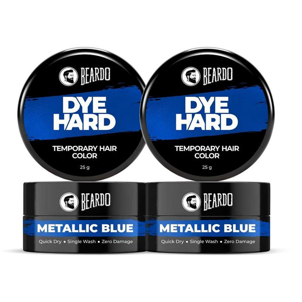 Dye Hard Temporary Hair Color Metallic Blue (Pack of 2)