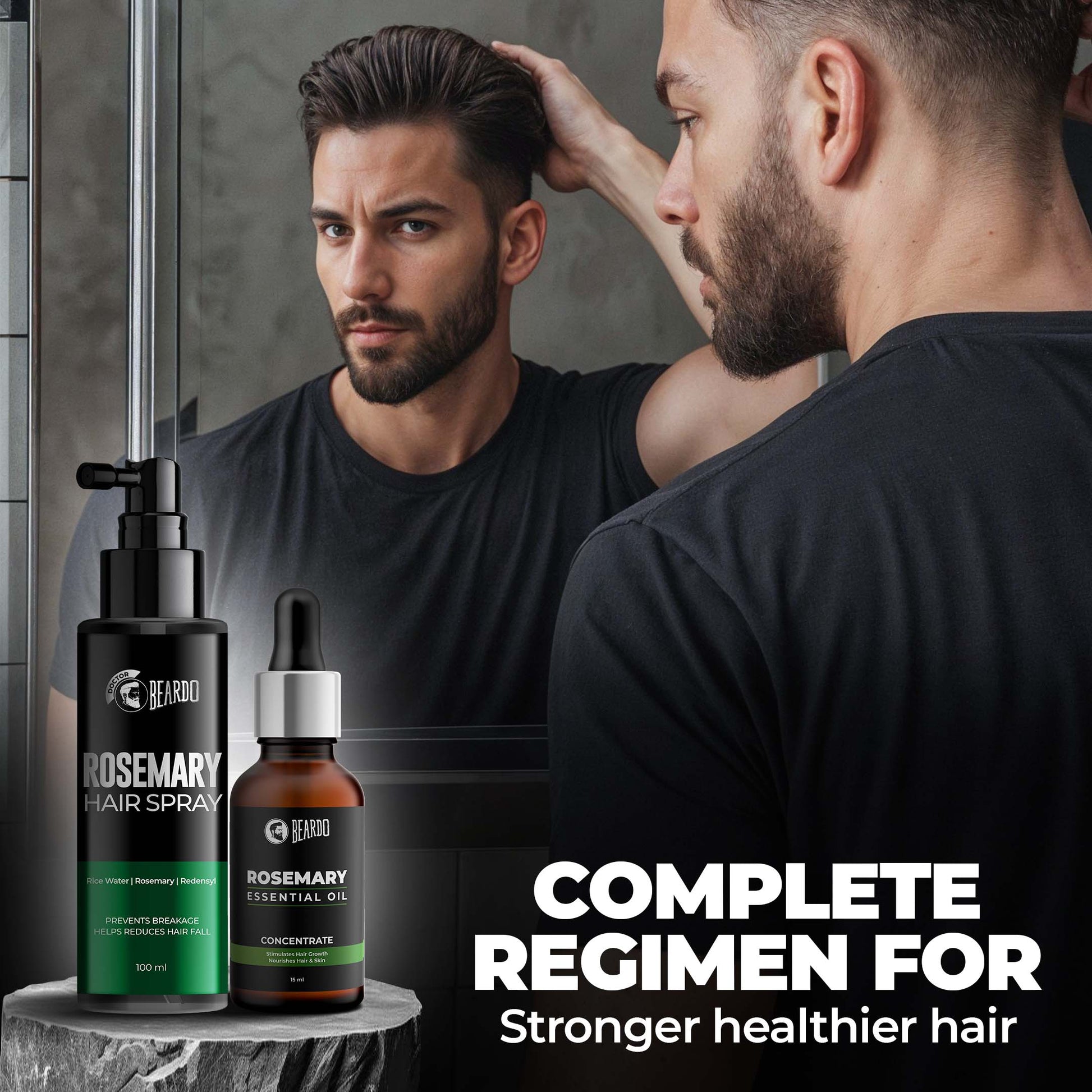 Beardo Rosemary Strength Duo