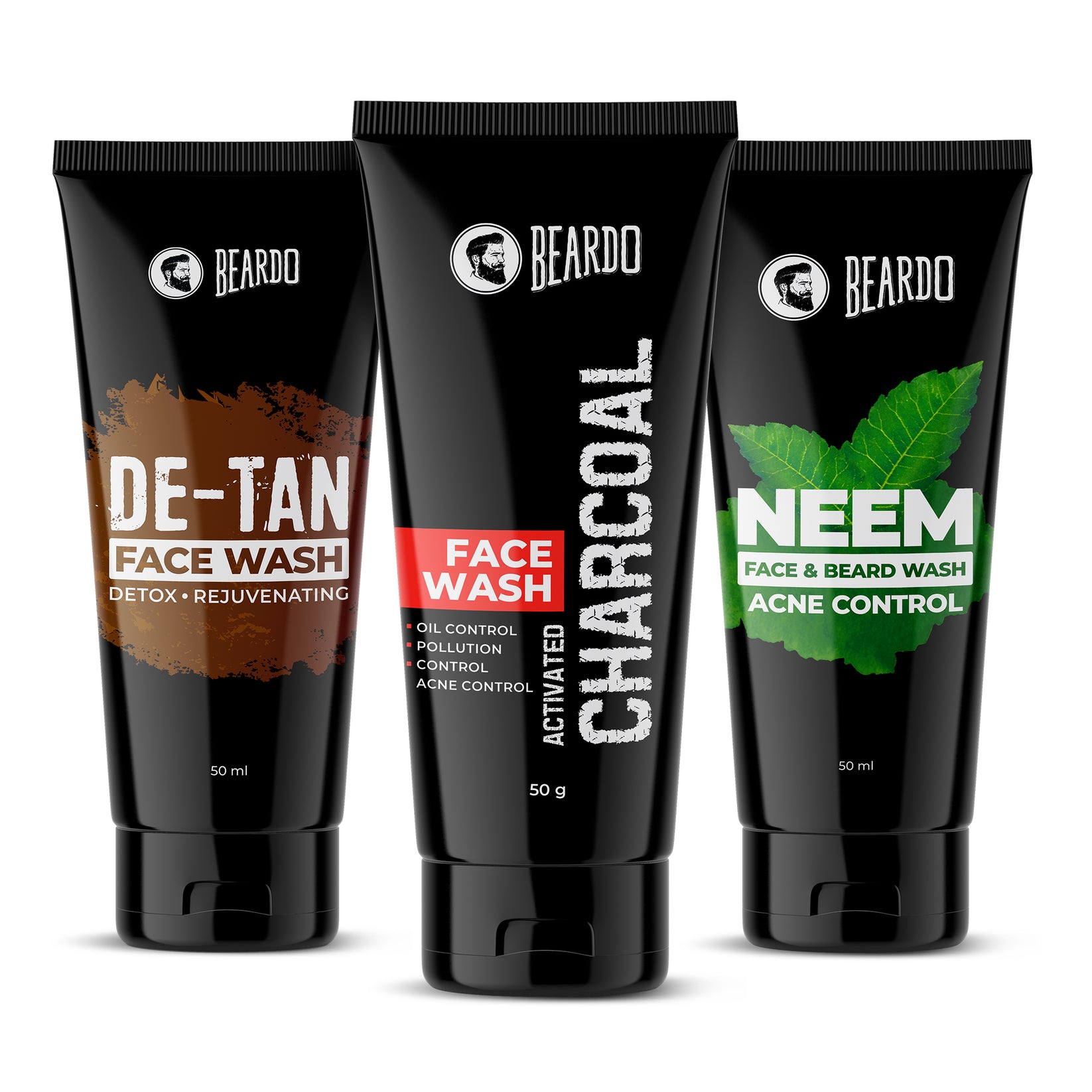 Beardo Power Up Facewash Trio – Beardo India
