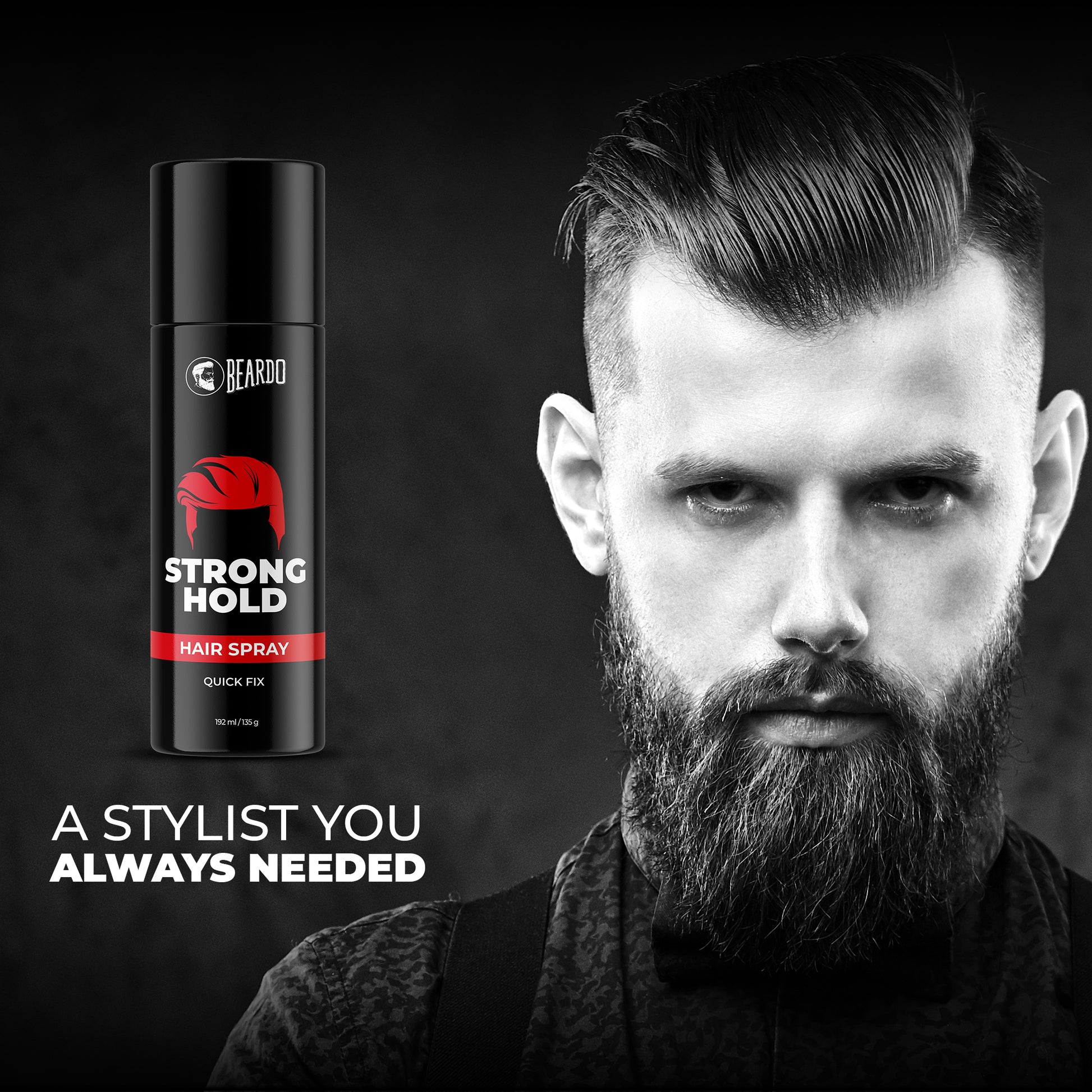 Beardo Strong Hold Hair Spray For Men