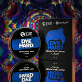 Beardo Dye Hard Temporary Hair Color Metallic Blue (25g) – temporary hair color for men