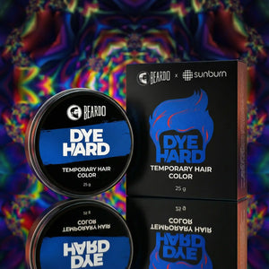 Beardo x Sunburn Dye Hard Temporary Hair Color Metallic Blue (25g)