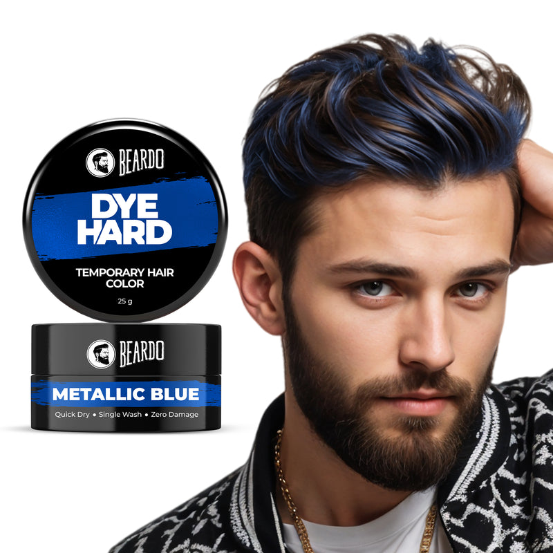 Dye Hard Temporary Hair Color Metallic Blue (Pack of 2)