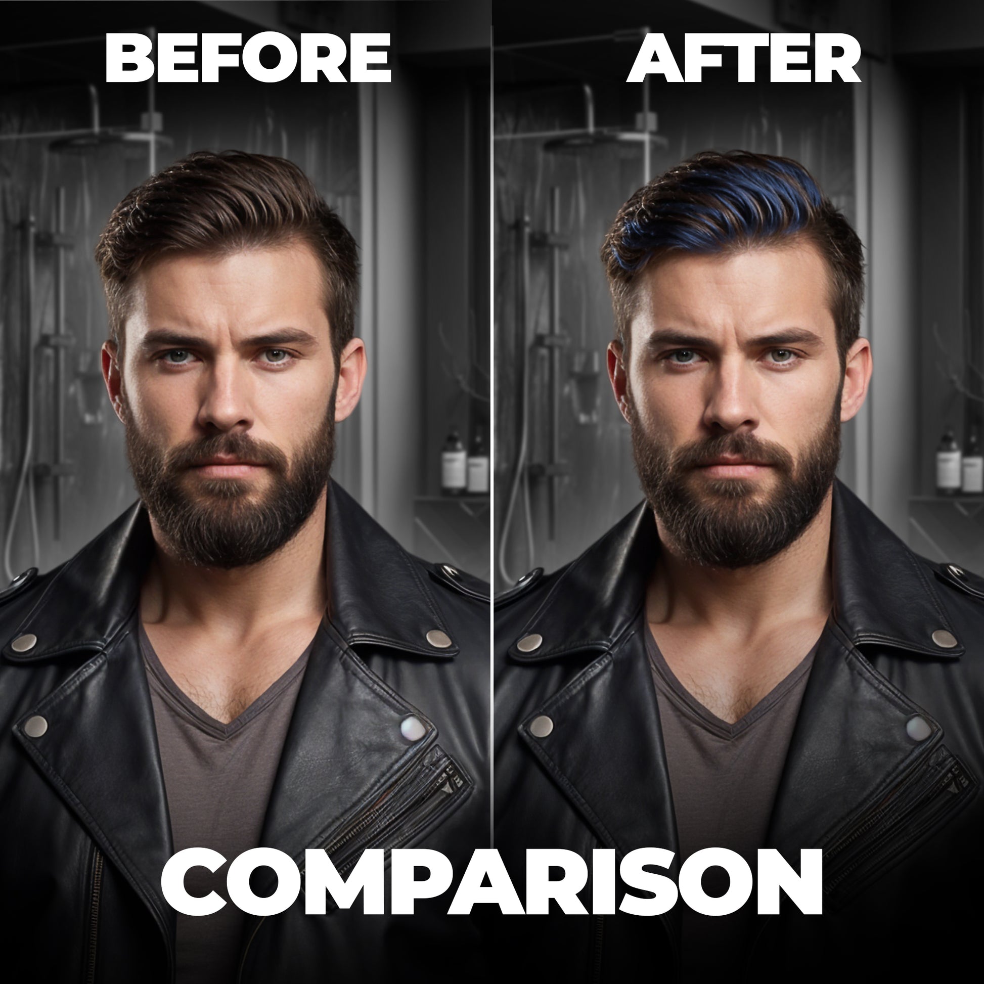 Beardo Dye Hard Temporary Hair Color Metallic Blue