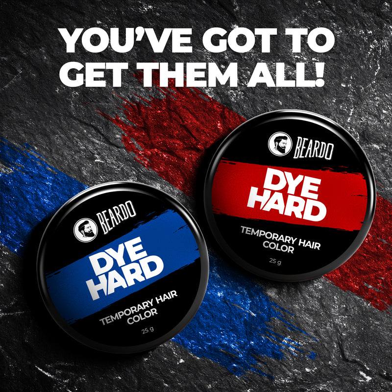 Dye Hard Temporary Hair Color Metallic Blue (Pack of 2)