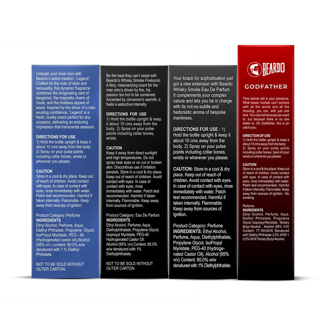Beardo Thug Life Perfume Combo (50ml x 4) – key ingredients and benefits