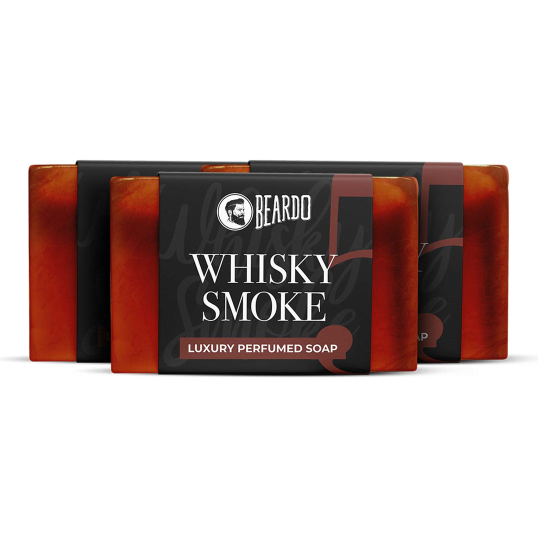 Beardo Whisky Smoke Soap – cleansing soap bar for men