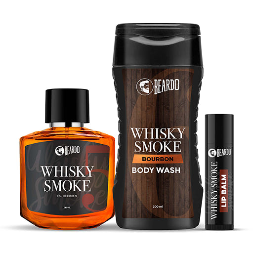 Beardo Whisky Smoke Combo – grooming brush for men