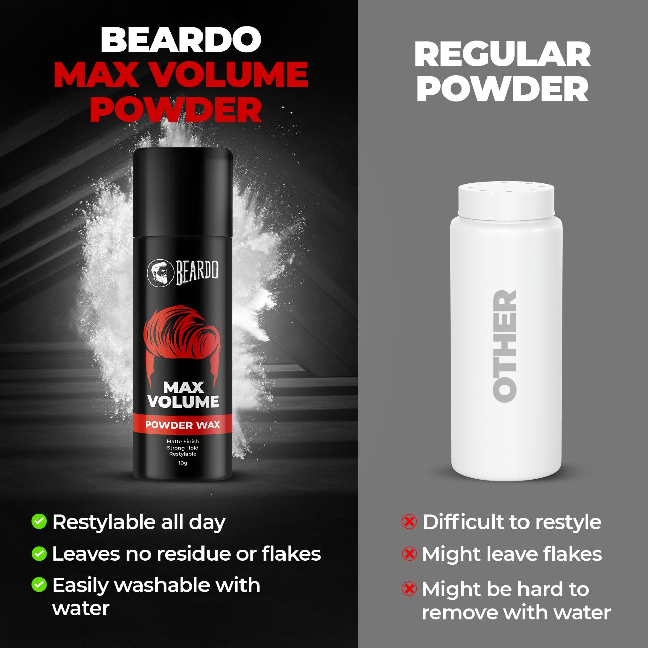 Beardo Max Volume Powder Wax