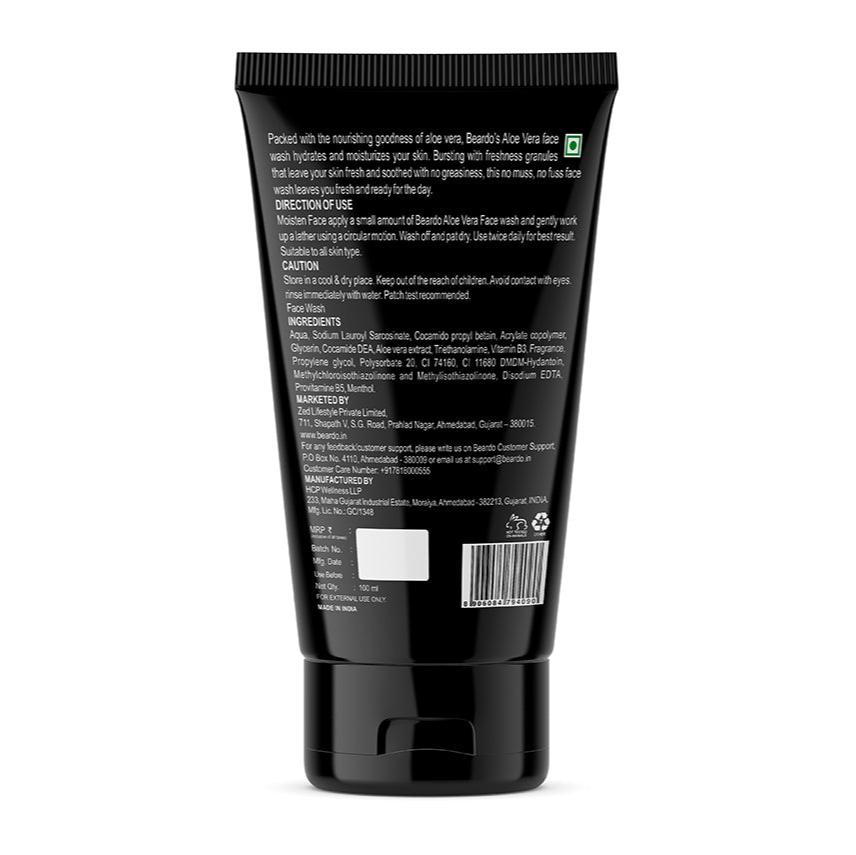 Beardo ALOE VERA Natural Facewash (For Dry Skin)