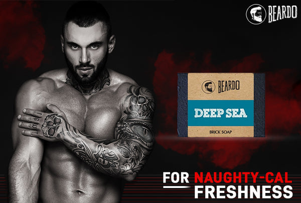 Oceanic freshness with Beardo Deep Sea Soap