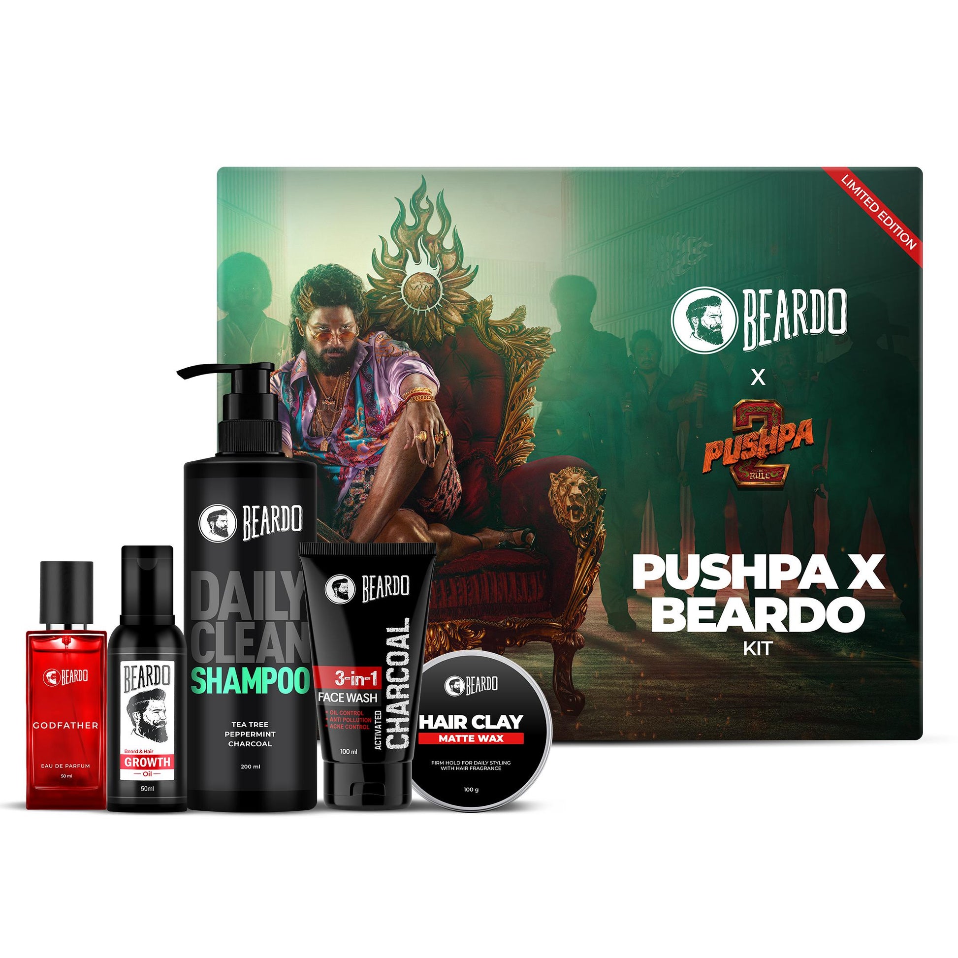 Pushpa X Beardo Kit