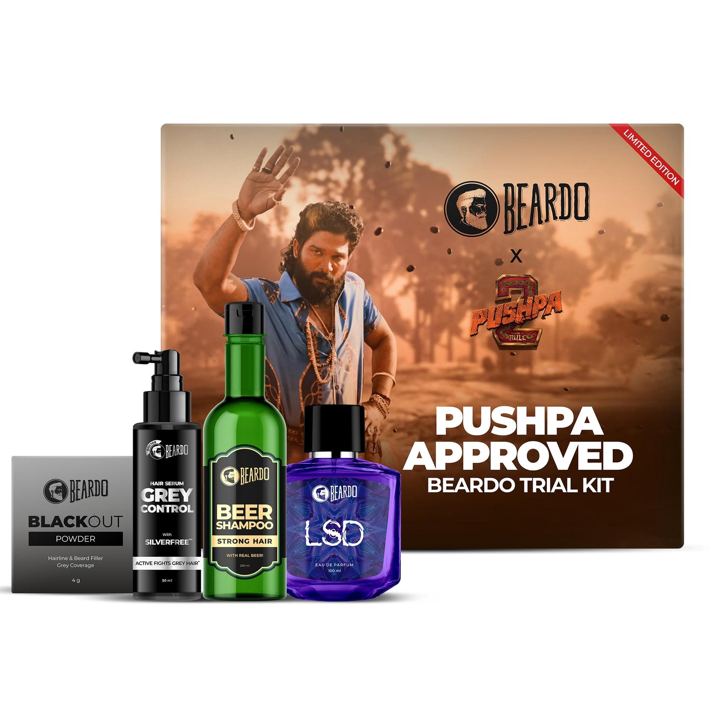 Pushpa Approved Beardo Trial Kit