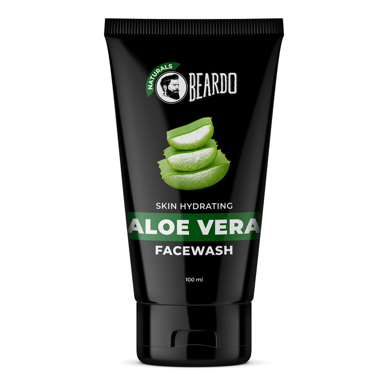 combination skin, best face wash for men, aloe face wash