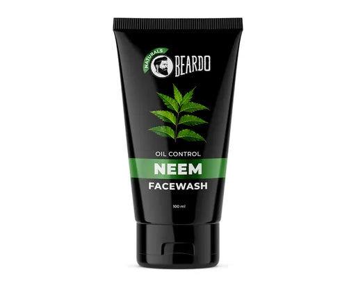 100ml, beardo face wash neem, beardo neem facewash, neem face wash for pimples, beardo no wash face wash