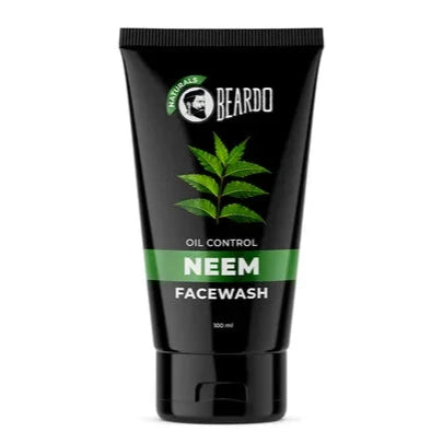 100ml, beardo face wash neem, beardo neem facewash, neem face wash for pimples, beardo no wash face wash